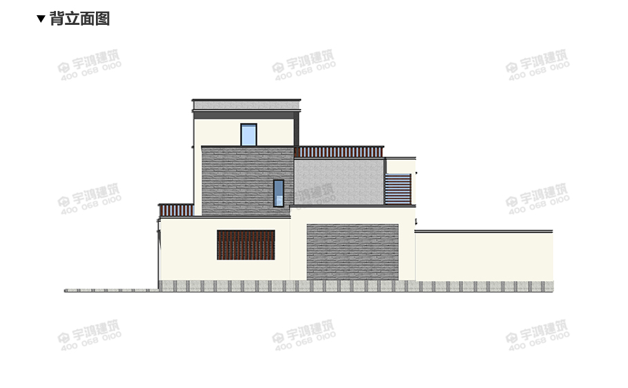 18x14米現(xiàn)代風(fēng)農(nóng)村別墅設(shè)計(jì)圖紙