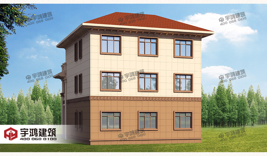 11x14米帶堂屋農(nóng)村自建房設(shè)計圖紙