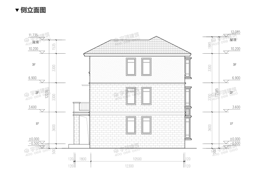 150平漂亮新中式農村別墅設計圖紙