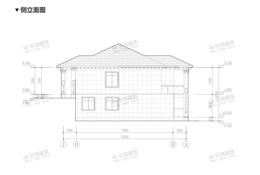 20萬實用大方農村小別墅設計圖