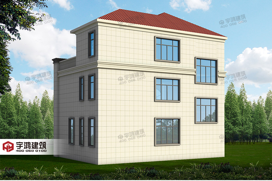 2019年新款110平米三層復(fù)式客廳農(nóng)村別墅設(shè)計(jì)圖紙