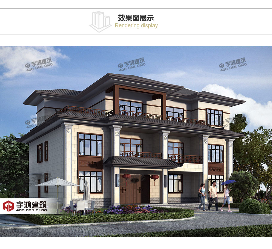 b48243172f5e42d054958548c95f471d.jpg 中式風格設計別墅