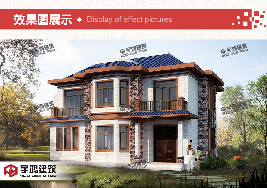 130平農村20萬元二層小別墅樓平面戶型設計圖紙