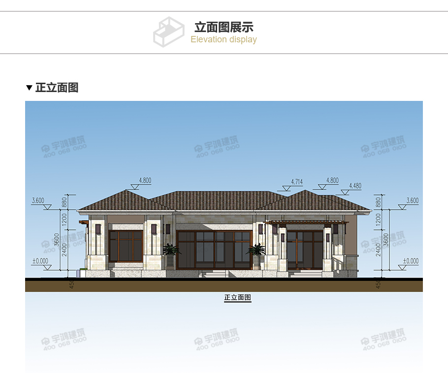鄉下建房一層別墅戶型圖及效果圖，時尚又實惠
