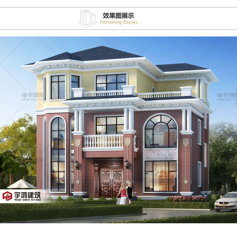 造價25萬以內(nèi)三層農(nóng)村別墅設(shè)計圖，房子外觀高檔大氣