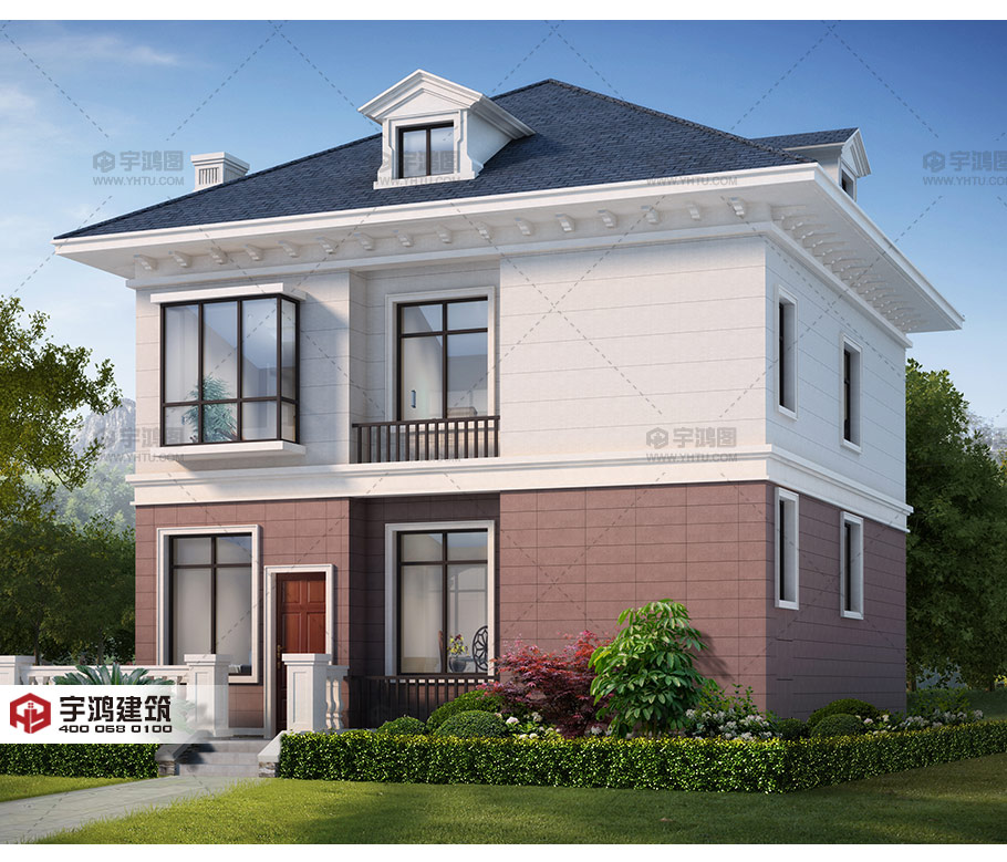 90平帶地下室歐式農(nóng)村別墅設(shè)計(jì)圖,造價(jià)20萬(wàn)還帶閣樓