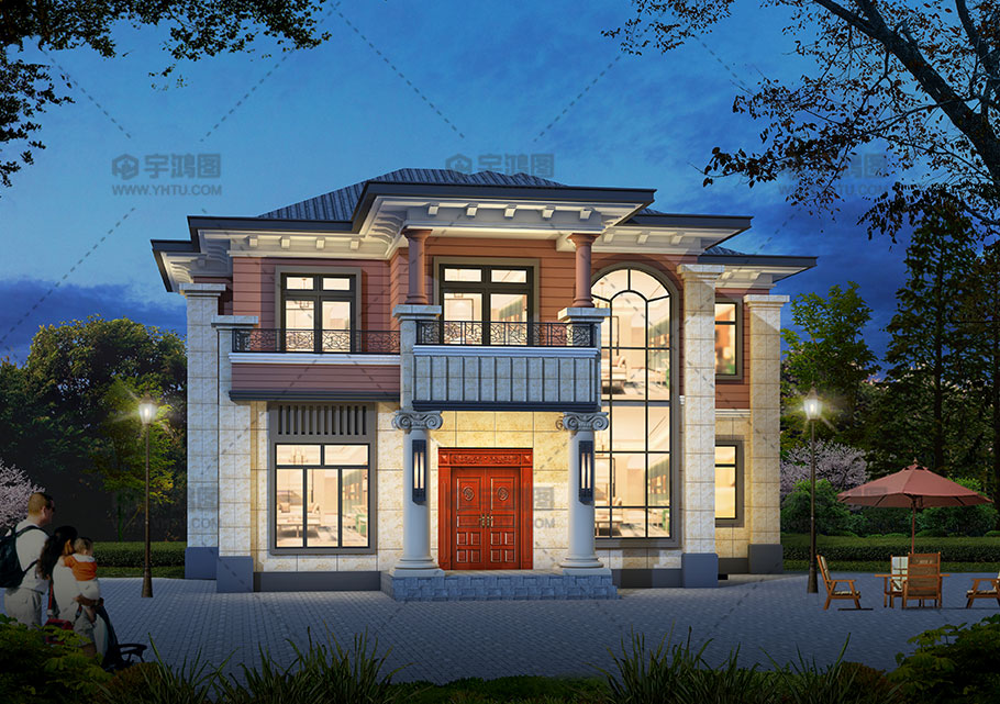 140平歐式20萬元二層小樓設計圖，耐看實用